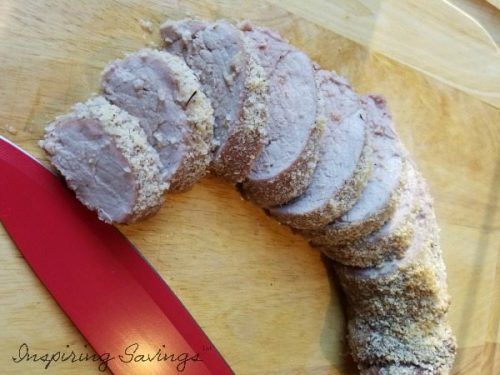 Easy Parmesan Crusted Pork Tenderloin cooked