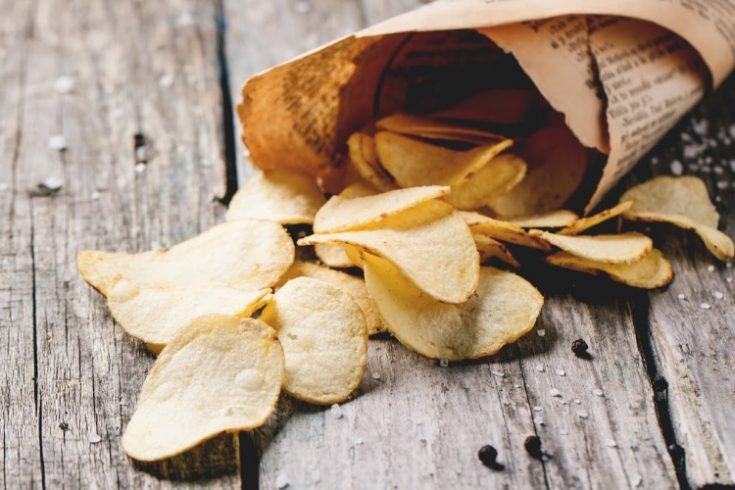 Microwaved Potato Chips