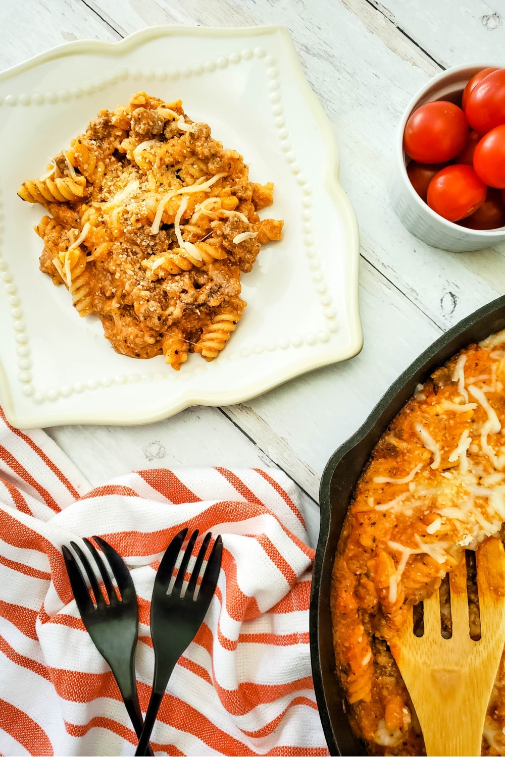 easy one skillet lasagna