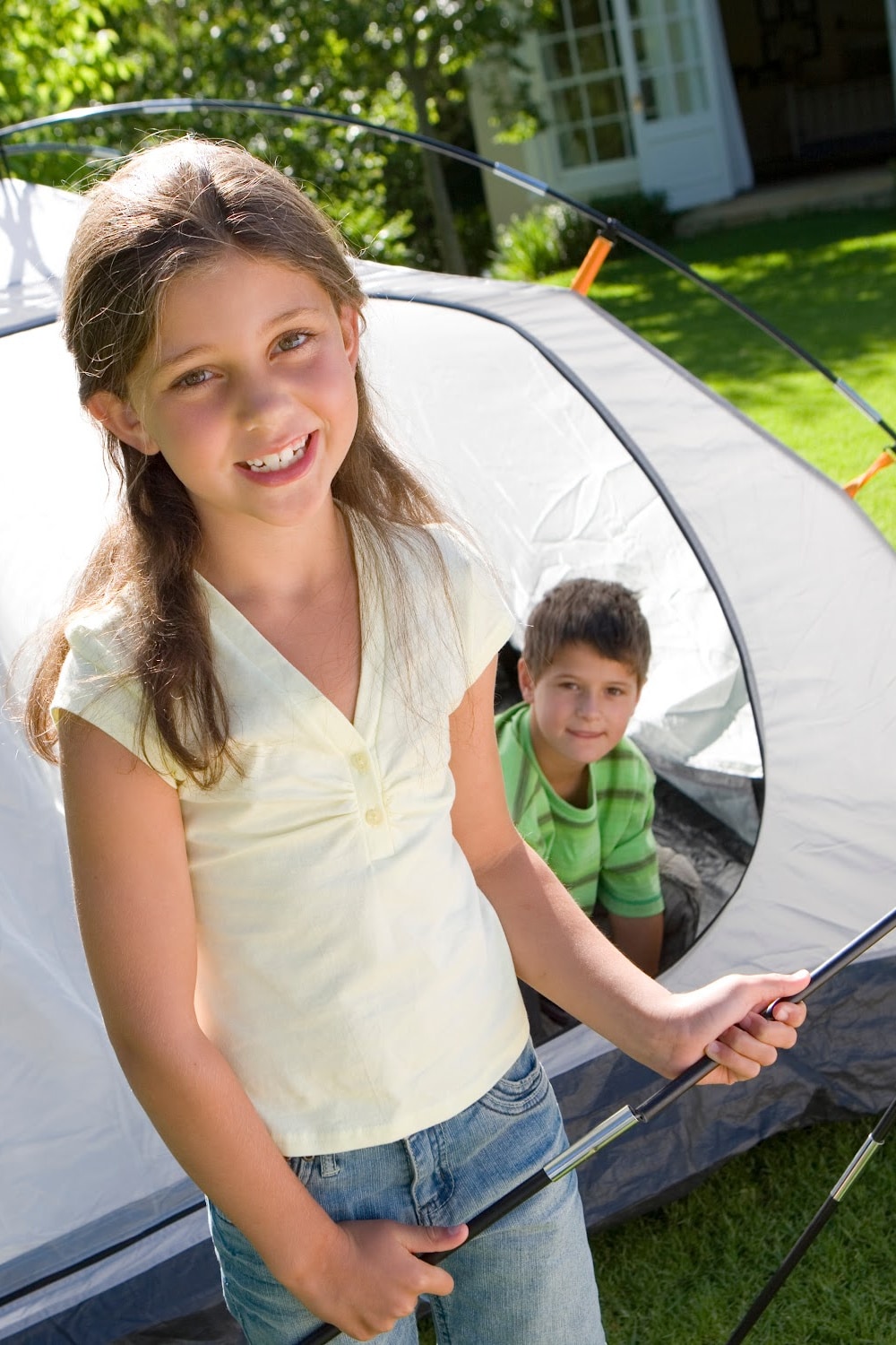 camping backyard