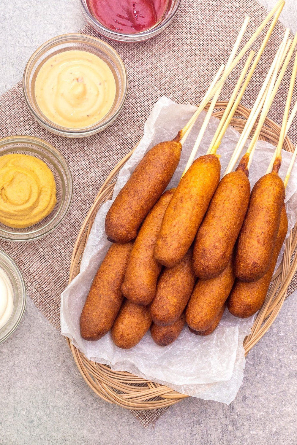 homemade corn dogs