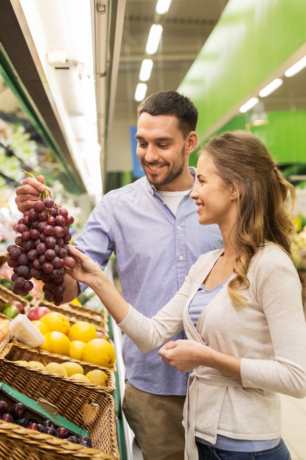 picky grapes from the grocery store