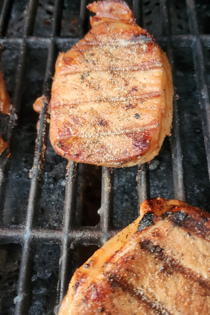 grilled pork chop