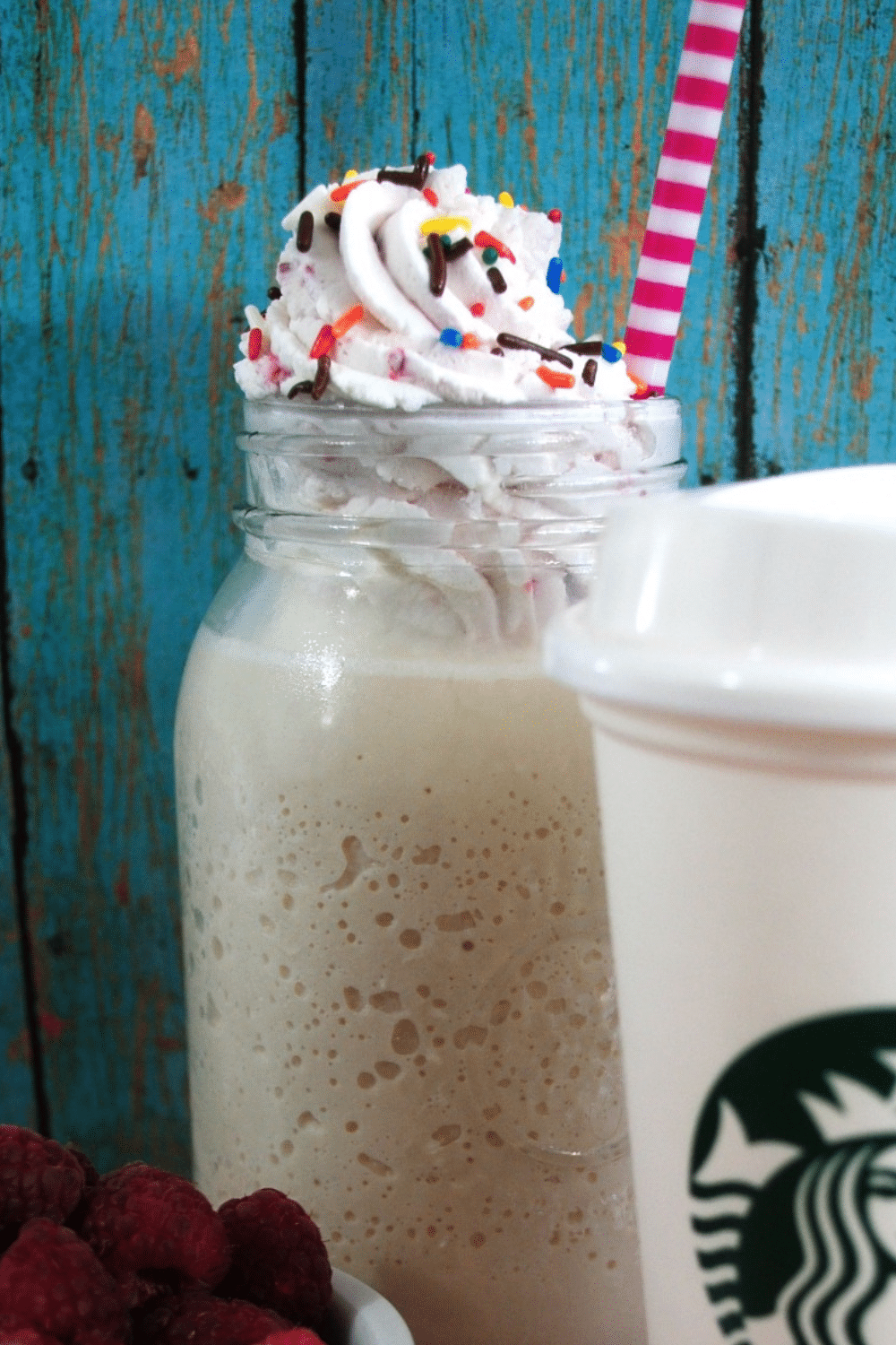 Starbuck Birthday Frap copycat recipe