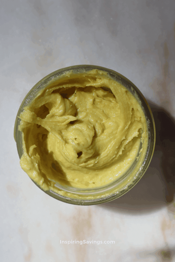 Diy Facial Moisturizer in jar ready for storage